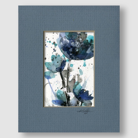 Original Abstract Floral painting - Petite Impressions 1 - Picture 1 of 2